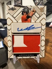 WILLIAM BAKER 2023 LEAF PERFECT GAME 1st PROSPECT PATCH RC AUTO #/6 GA TECH