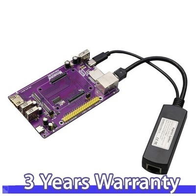 CM4 Mini IO Expansion Board R3 w/ Gigabit PoE Splitter Gigabit Ethernet 1000Mbps