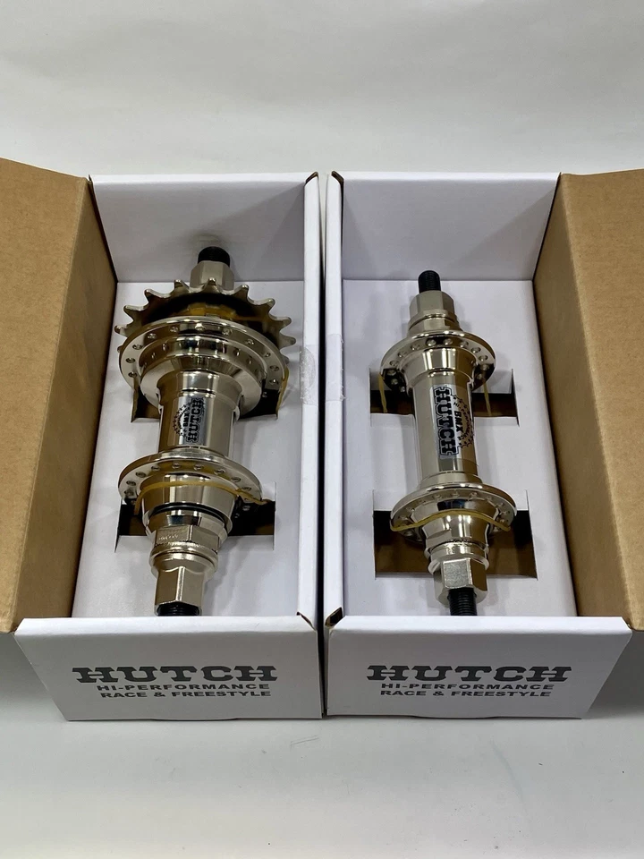HUTCH BMX HUBS New School Design 17 Tooth 36H Nickel Plated Limited Edition JDB - Image 2 of 4