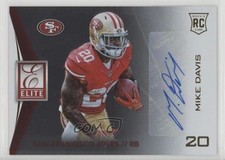 2015 Panini Donruss Elite Rookie Signatures Mike Davis #ERS-MD Auto 0v9