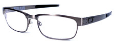 OAKLEY METAL PLATE OX5038-0655 Brushed Chrome Eyeglasses Frame 55-18-140