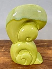 Vintage 1946 Royal Haeger MCM Pottery Swirl Chartreuse Vase - 75th Anniversary
