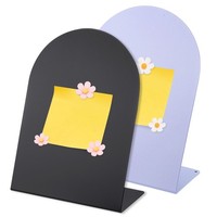 2 Stk. Magnet-Pinnwand FüR Brandx Mit 6 Blumenmagneten Schwarz/Lila/Rosa/Weiß