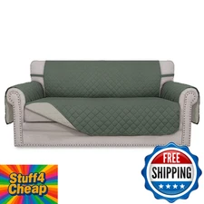 Easy-Going Reversible Loveseat Sofa Slipcover Couch Cover 2 Cushion - Pet Protec