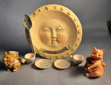 Vintage Miniature Hey Diddle Diddle Tea Set Character Figurines Popular Imports