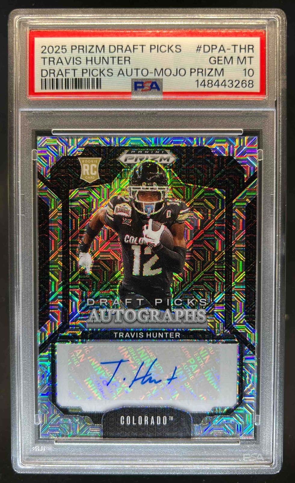 Travis Hunter Panini Prizm Draft Picks Draft Picks Autographs #DPATHR Mojo