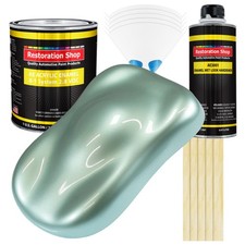 Restoration Shop Frost Green Metallic Acrylic Enamel Gallon Kit Auto Paint