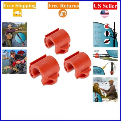 Cal Coast Cali Clip Drop Shot Weight & Hook Holder, 3 Sizes, Red