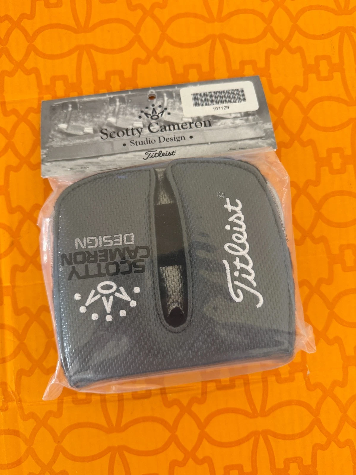 Scotty Cameron Gallery Gray Mid Square Mallet Putter CENTER SHAFT Headcover NEW