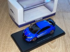 1:43 Ebbro Honda Civic Type R Concept Car FK2 Metallic Blue n Mugen Hot Hatch