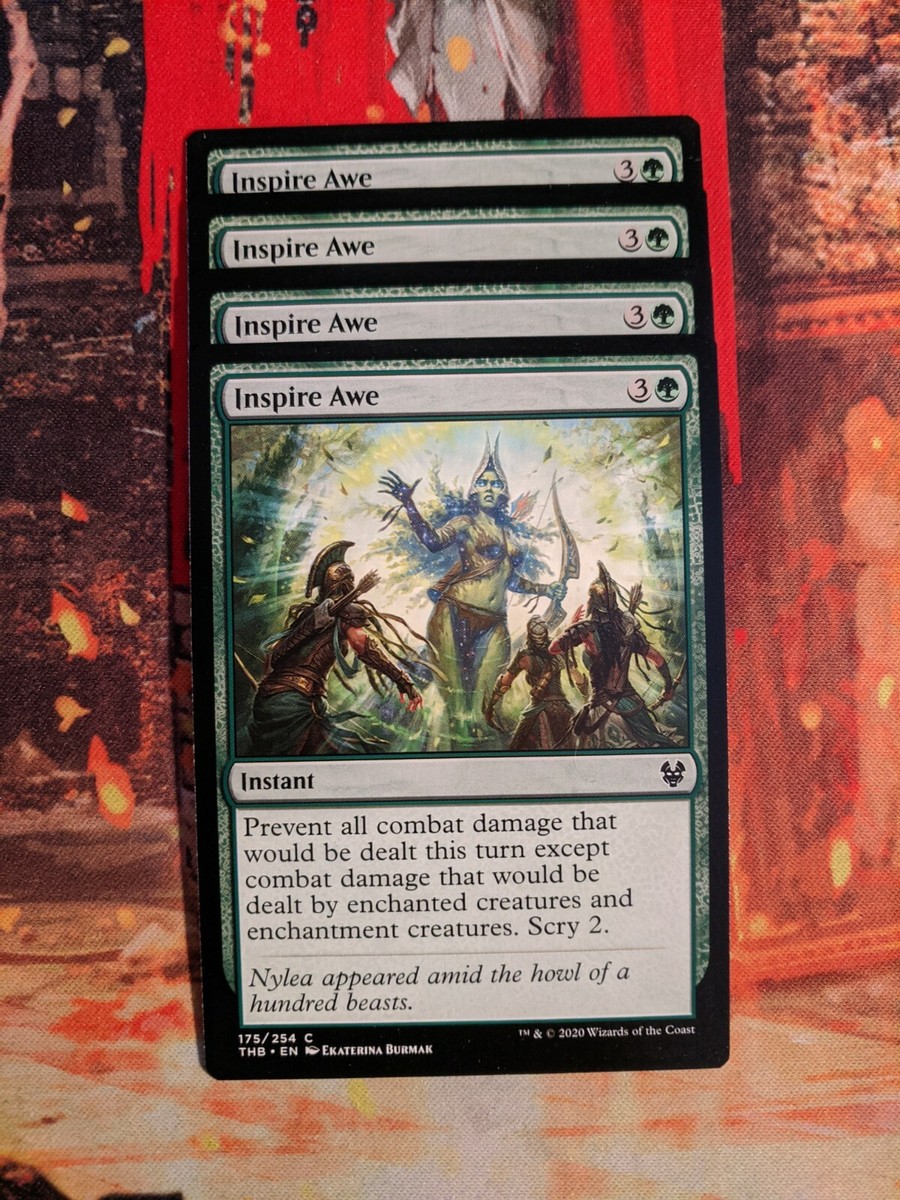 MTG Card: (4x) Inspire Awe (Theros: Beyond Death) | eBay