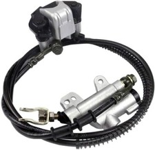 Rear Disc Brake Master Cylinder Caliper w/ Pad For ATV Go Kart Trike Buggy Quad