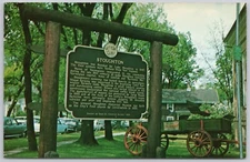 Stoughton Wisconsin Vintage Postcard T. G. Wagon Stoughton Historical Museum
