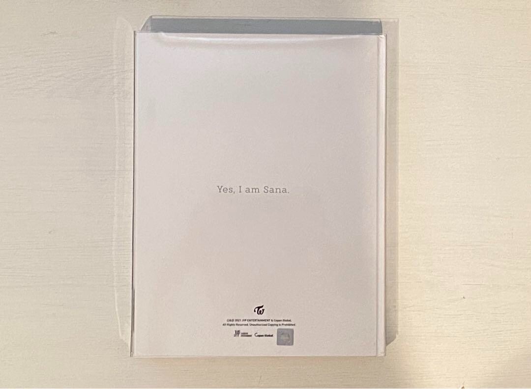 TWICE Sana Yes, I am Sana White ver. 1st Photobook with