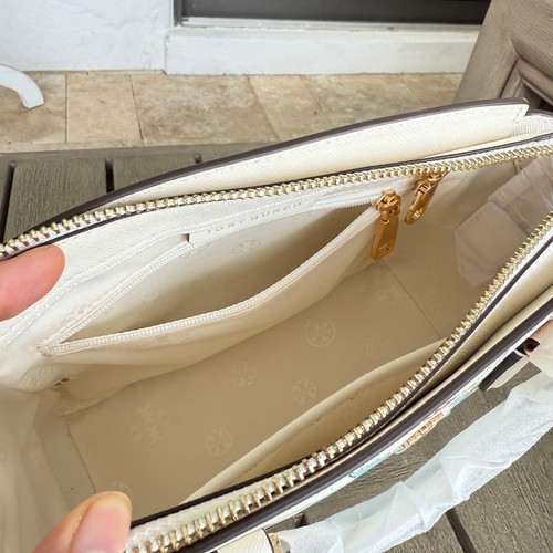 Bolso de Mano Tory Burch Emerson Mini Top con Cremallera 73155 Estampado de Flores - Imagen 5 de 50