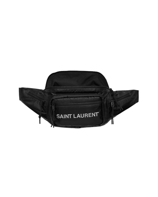 SAINT LAURENT ブラック ボディバッグ Saint Laurent Nuxx $890 Black Nylon Crossbody New & Authentic | eBay