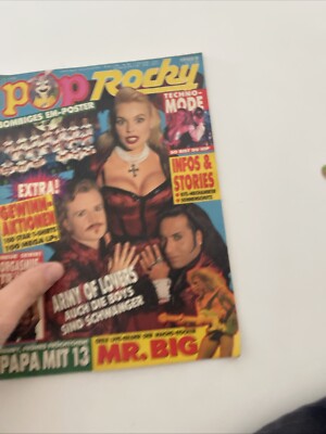 pop Rocky 13/92 Beverly Hills 90210/Axel Rose/Techno Mode/Def Lepard