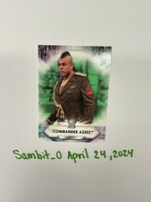 2021 Wwe Topps Commander Azeez Parallel 183/199