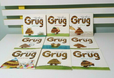 Lot of 9x  Grug Children's Picture Books by Ted Prior!