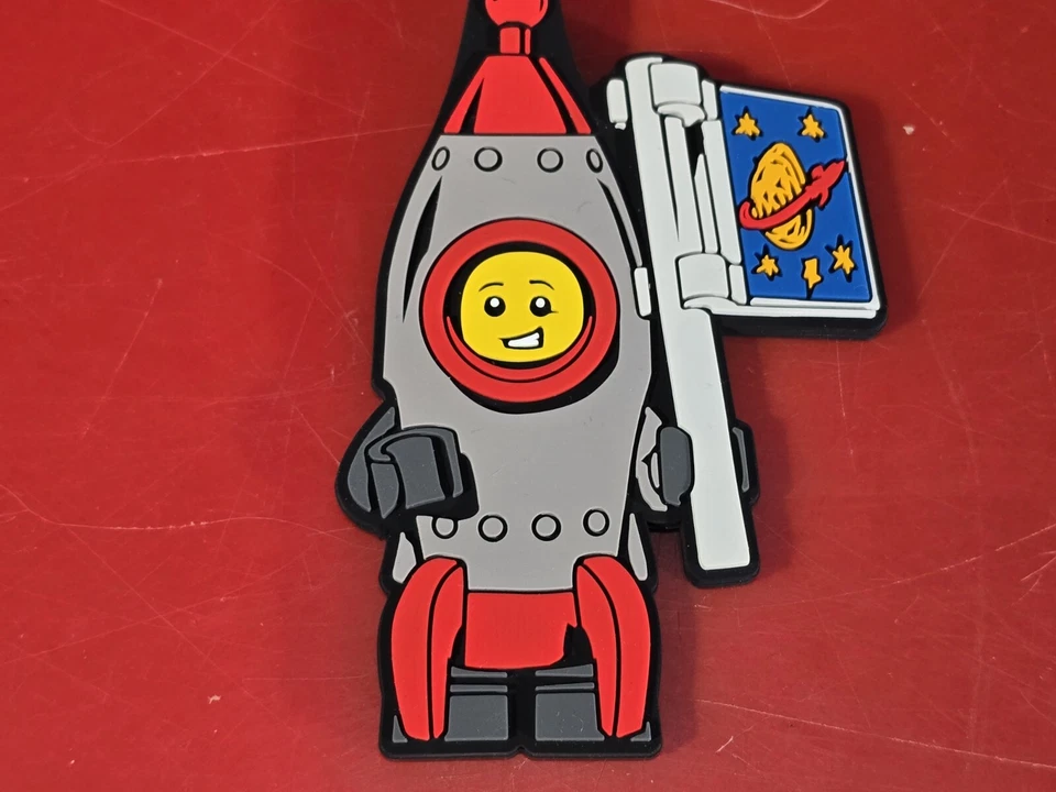 Lego Etiqueta de Equipaje Espacial Etiqueta de Viaje de Goma Astronauta Rocket Boy Foto 2 de 4