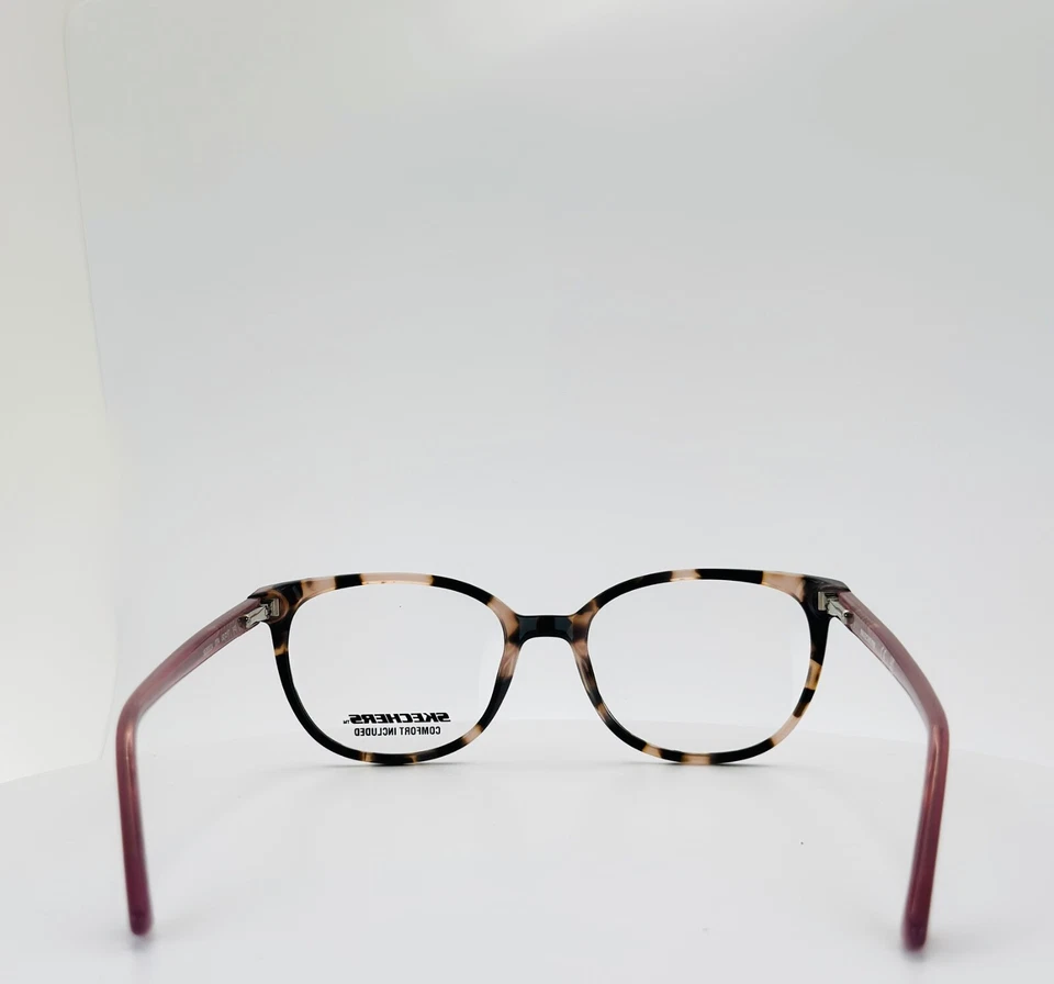 SKECHERS SE50024 074 Tortoise Pink Cat Eye Full Rim Eyeglasses 50-17-140 B:40  - Image 4 of 4