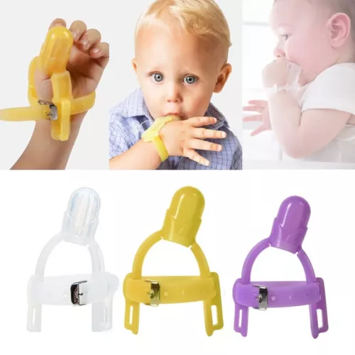 Stop Finger Daumenlutschen Silikon für Baby Kinder 0-5Y Anti-Essen Hand Daumen - Bild 2 von 6
