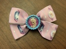 Disney Frozen Queen Elsa Bottle Cap 4.5-Inch Girls Hair Bow
