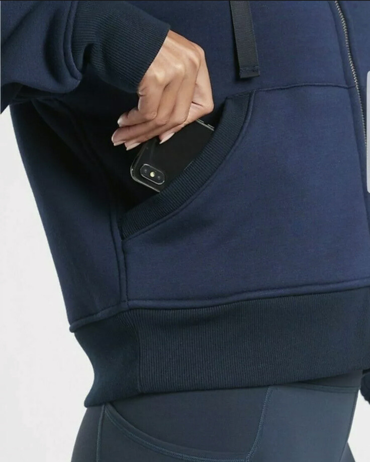 Athleta Cozy Sherpa Reversible Jacket 