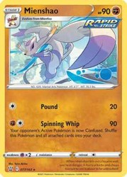 Mienshao 077/163 Battle Styles Rare Pokemon Card