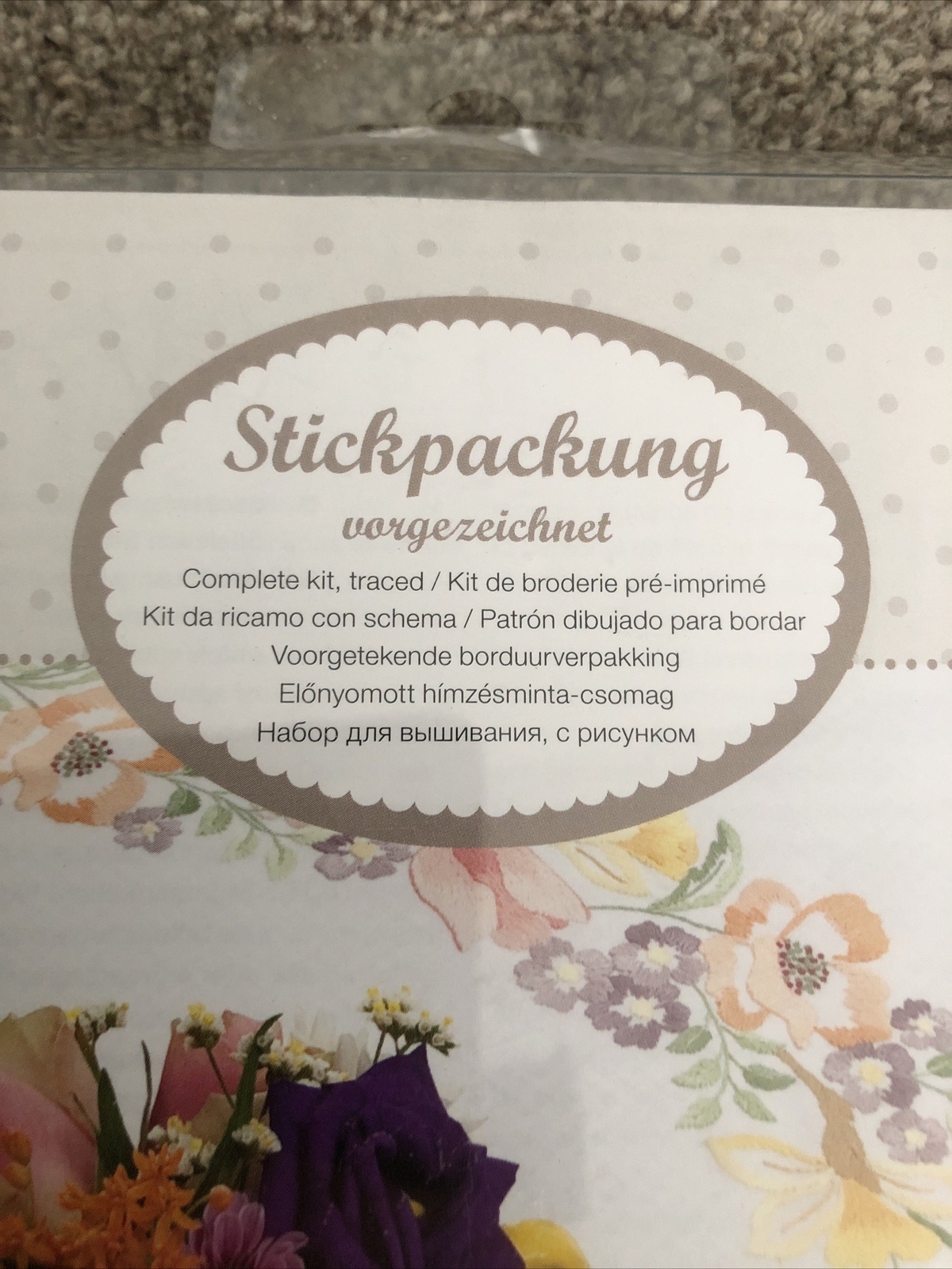 Rico Design Embroidery Tablecloth Kit eBay