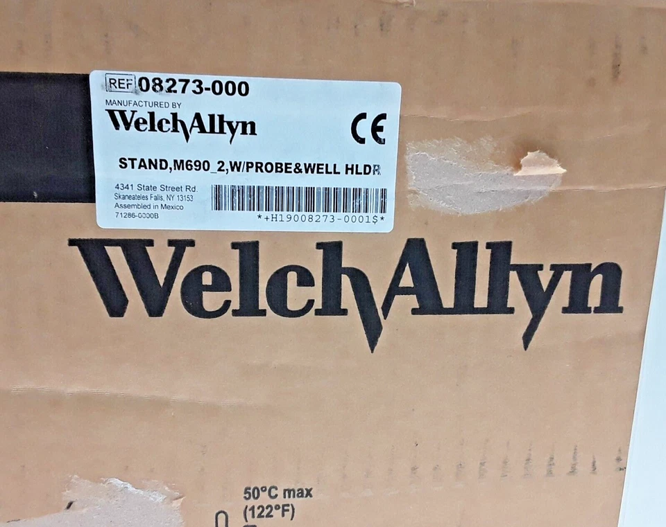 08273-000 SOPORTE MÓVIL PARA TERMÓMETRO 690/692 CON SONDA DE REPUESTO Y SOPORTE DE POZO N.O.B Foto 2 de 4
