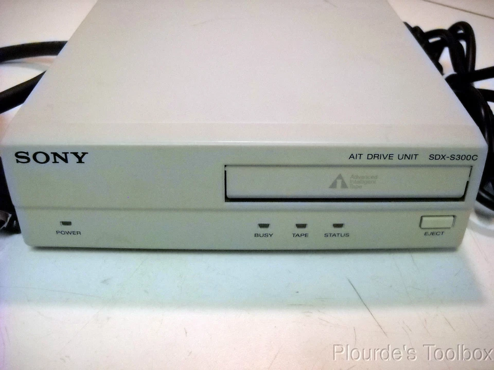 Used Sony SDX-S300C AIT Drive Unit, Wide SCSI Cable Connection - Image 2 of 4
