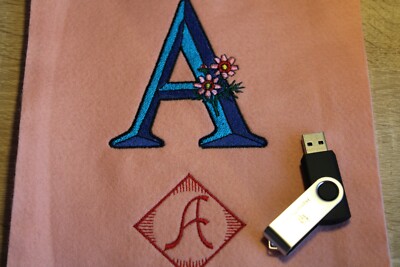 Stickdateien *pes -Alphabet mit Motiven ca.3.000 Dateien mit Bilder *jpg