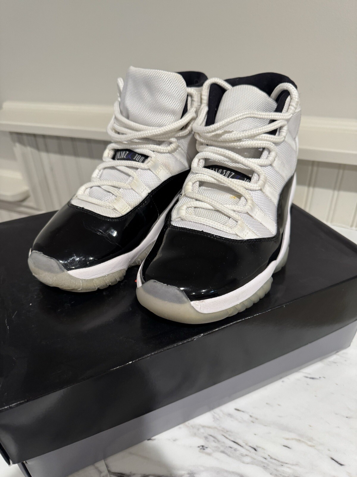 Nike Air Jordan 11 Retro Concord 2018 Size 378037-100 Black