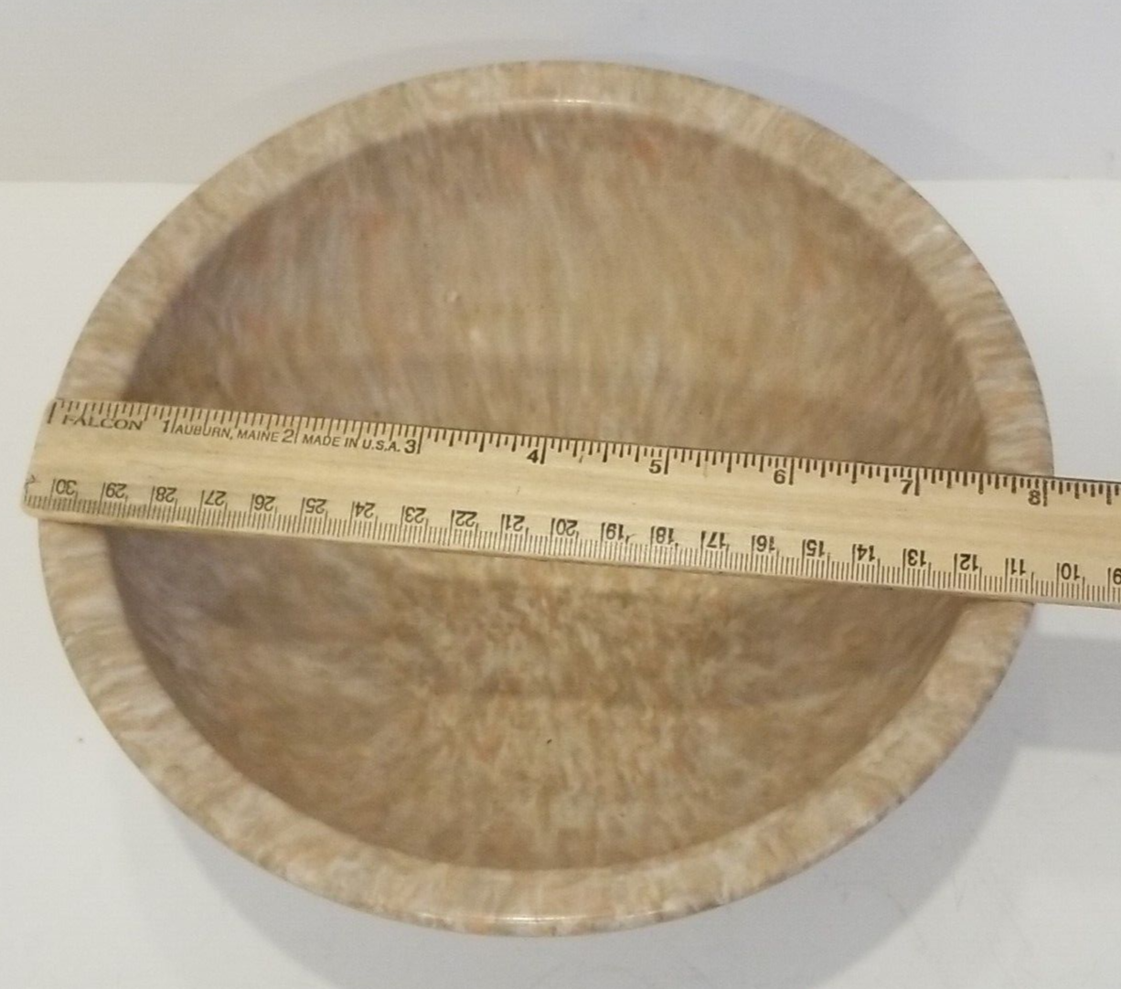 Vintage M1 BROOKPARK 8" Mixing Bowl Confetti Splatter Melmac Melamine