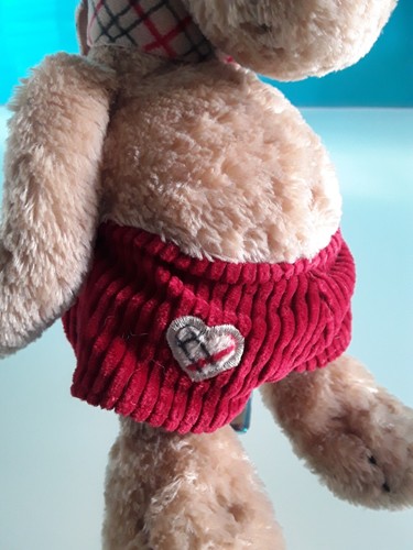 "NICI" peluche Orso "Rudolfo Valentino", 2002, colore marrone chiaro, h.22 cm. - Imagen 7 de 12