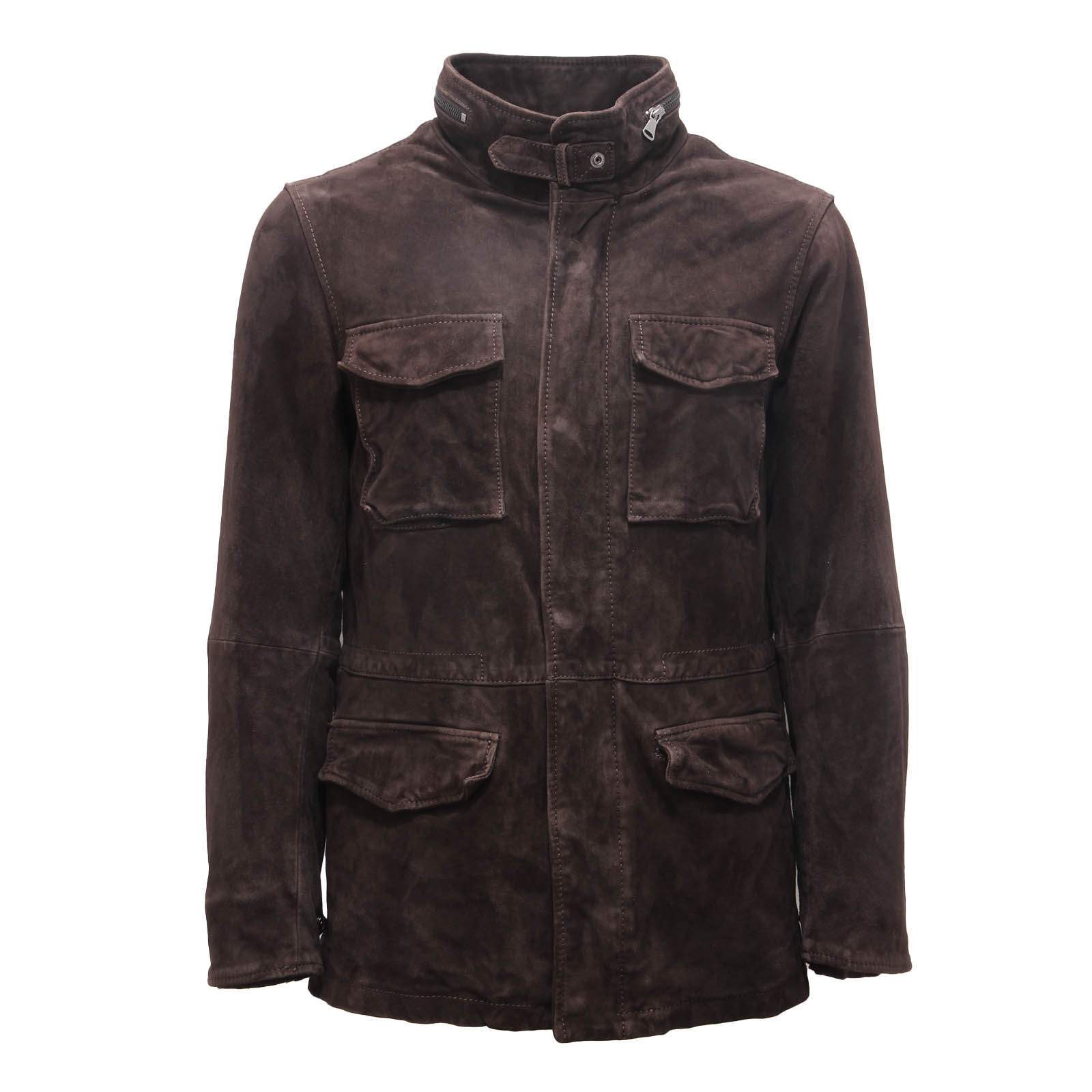4996AO giubbotto uomo Мужская замшевая куртка JACK LEATHERS от giubbotto uomo 63990₽