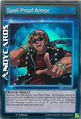 ZAUBERPROOF ARMOR (SPEED DUEL)   Super R   SBSC ENS02   1Ed   YUGIOH! ANDYCARDS