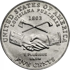 2004-D Jefferson Nickel – Louisiana Purchase / Peace Medal – BU Westward Journey