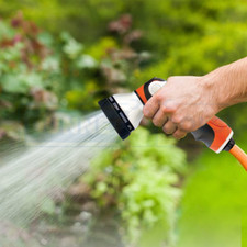 Garden Watering Spray Nozzle 10 Patterns Hose Sprayer Gun Lawn Car Outdoor Tools