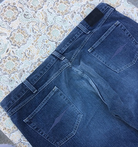 Pronto Uomo Men's Blue Jeans Size 46x31 Straight Leg Guys Pants Casual Work  Play | eBay