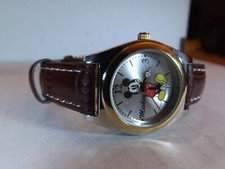 Disney MZB Womens Vintage Mickey Mouse Watch Silver-tone -Mickey-VHTF-New