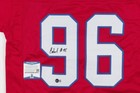 Carlos "Boogie" Basham Signed Buffalo Bills Jersey (Beckett COA) 2021 Draft Pick — photo 2