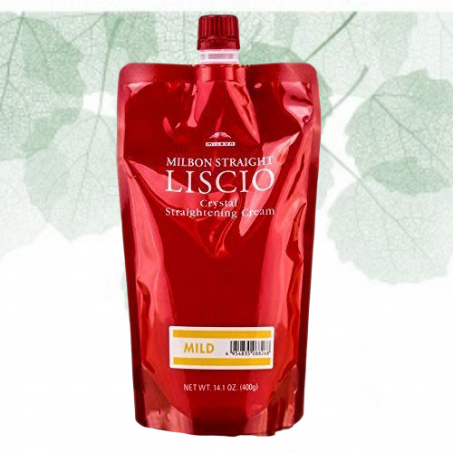 Milbon Liscio Crystal Straighteners Cream MILD Set 14.1 oz