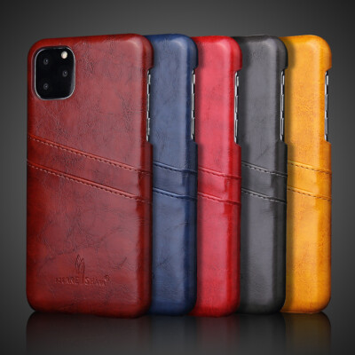 For iPhone 12 13 Mini Pro Max Case Leather Wallet Credit Card Slots Cover