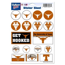 Texas Longhorns NCAA Vinyl Die-Cut Sticker Set / Decal Sheet *Free Shipping