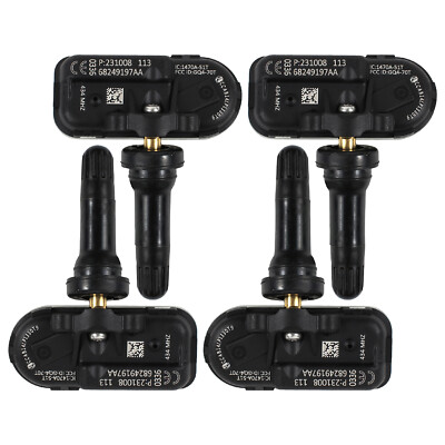 #ad 4X Genuine 68293199AA TPMS Tire Pressure Sensor For 2019 2022 Dodge Ram 1500 US $34.80