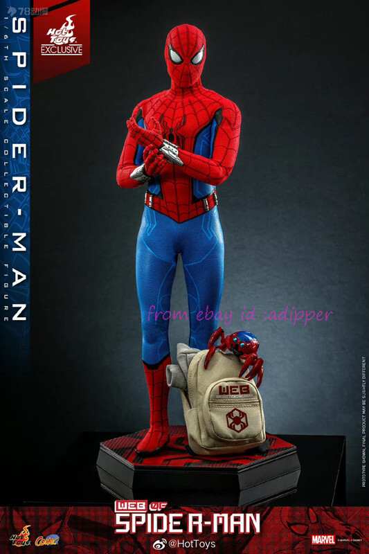 CMS010 ホットトイズ ウェブ・オブ・スパイダーマン 1/6限定版フィギュア Perfect Hot Toys Cms010 1/6 Marvel Comics Spider-Man Web (W.E.B.