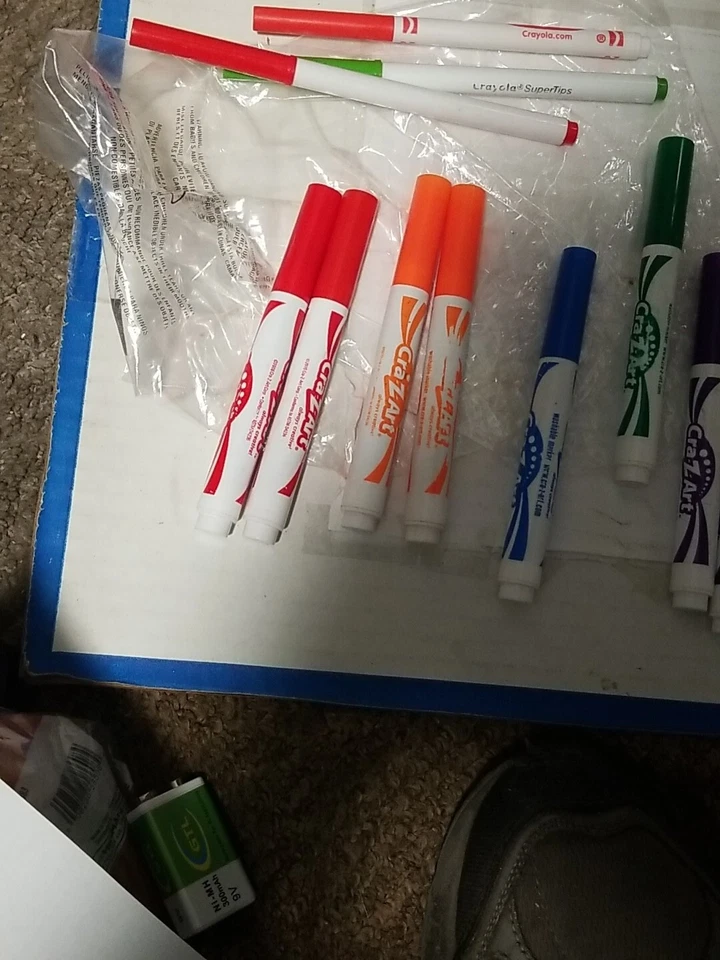 Cra-Z-Art Super Washable Markers 11ct - Various Colors + Crayola Super TIPS-3ct - Image 2 of 4
