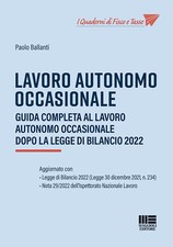 Lavoro autonomo occasionale - Ballanti Paolo